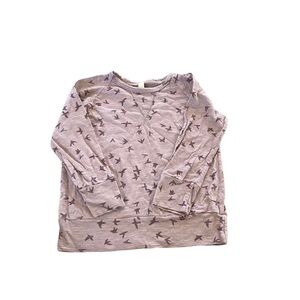Childhoods clothing birds on thistle